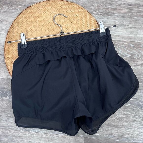 Athleta mesh racer run short black 4” - Picture 3 of 7